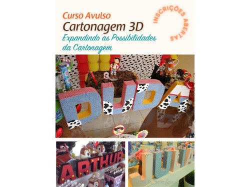 Curso Online Cartonagem 3D