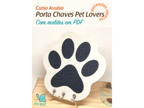 Curso Online Porta Chaves Pet Lovers
