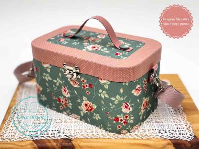 Kit de Cartonagem p/ Maleta Frasqueira - KIT