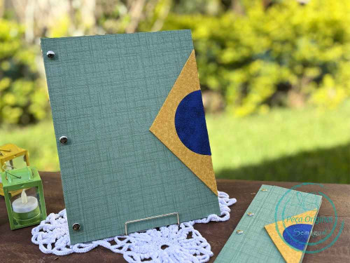 Pasta para Figurinhas ou Cards - KIT de Cartonagem