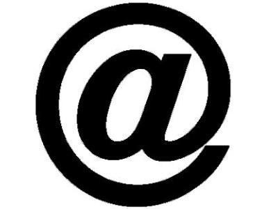 Recorte de papelão holler para Letra caixa 20cm - Kit - "Arroba"