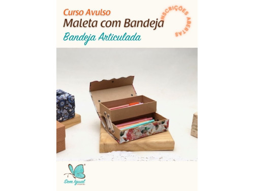Curso Online Maleta com Bandeja Articulada