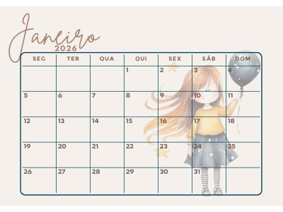 Arquivo Digital Calendário Quero Cartonar Memórias - PDF